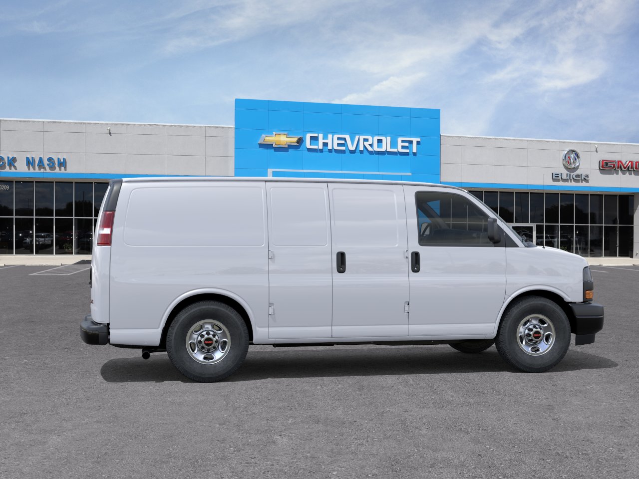 New 2026 Summit White GMC Work Van image 5