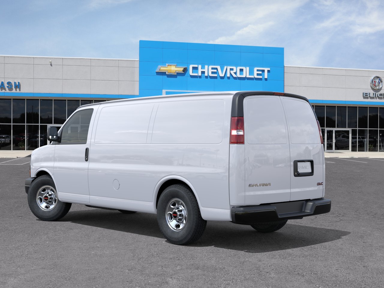 New 2026 Summit White GMC Work Van image 3