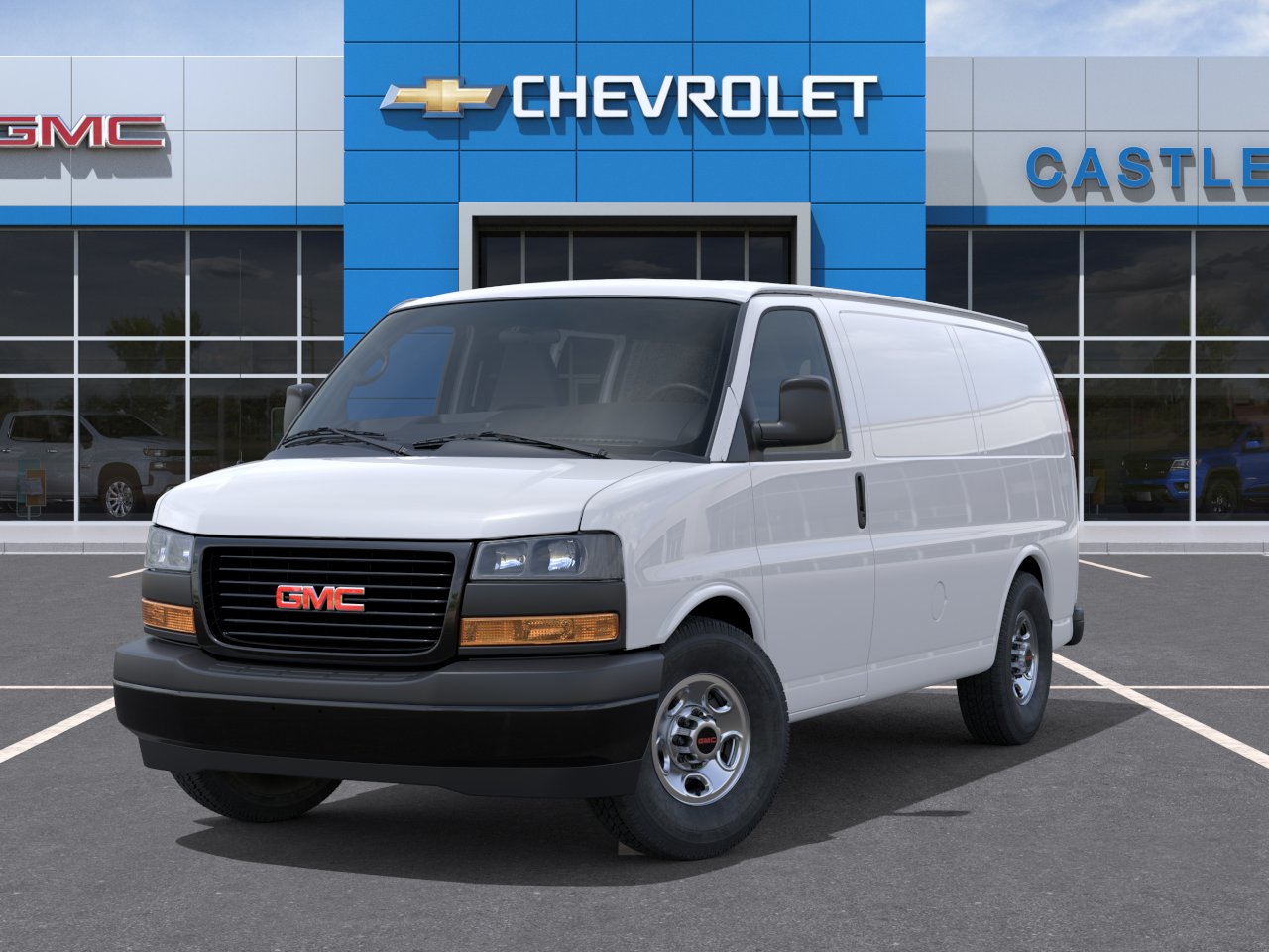 New 2026 Summit White GMC Work Van image 30