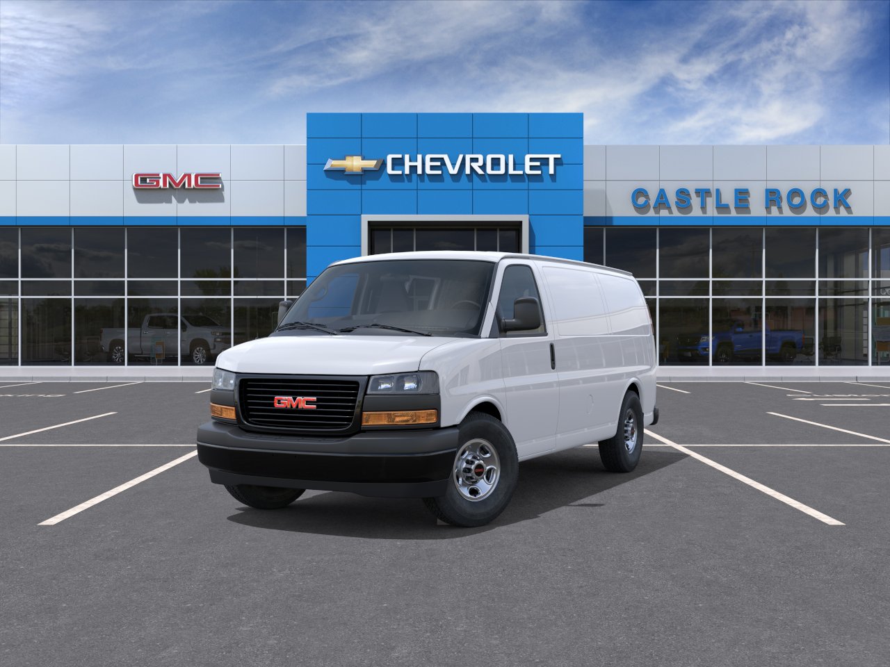 New 2026 Summit White GMC Work Van image 32