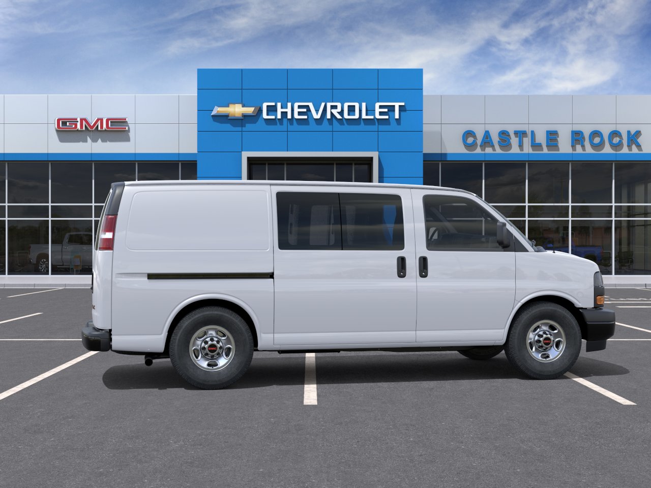 New 2026 Summit White GMC Work Van image 29