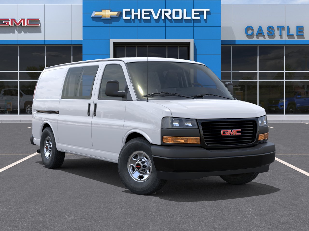 New 2026 Summit White GMC Work Van image 31