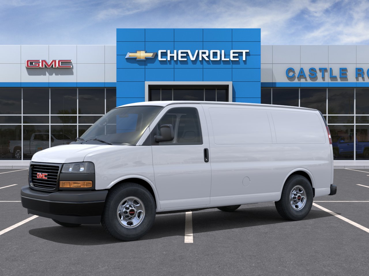 New 2026 Summit White GMC Work Van image 26