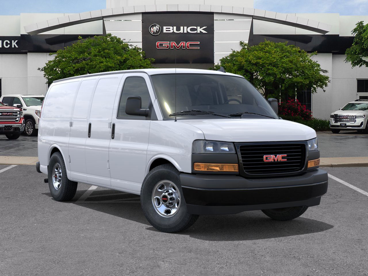 New 2026 Summit White GMC Work Van image 33