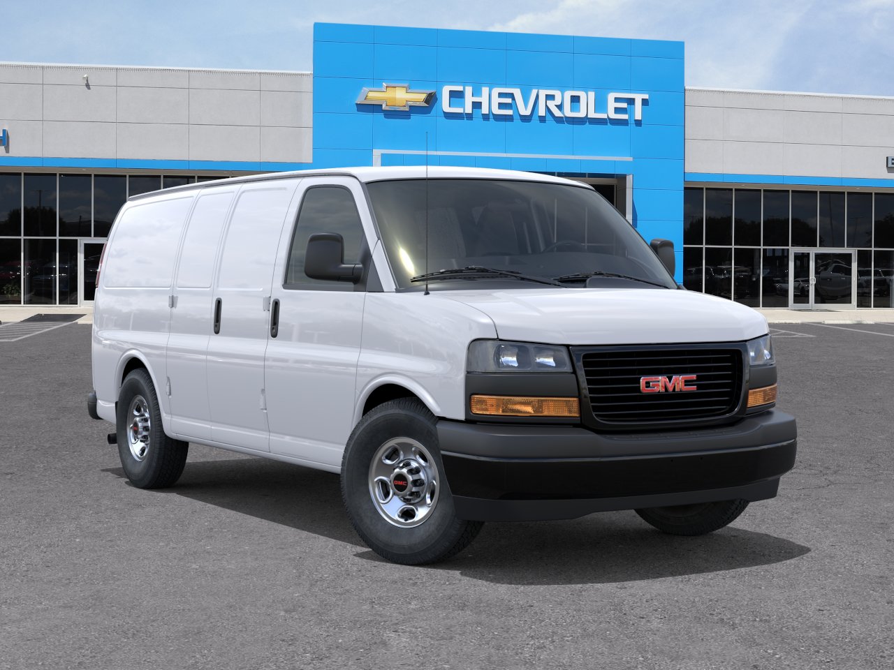 New 2026 Summit White GMC Work Van image 7