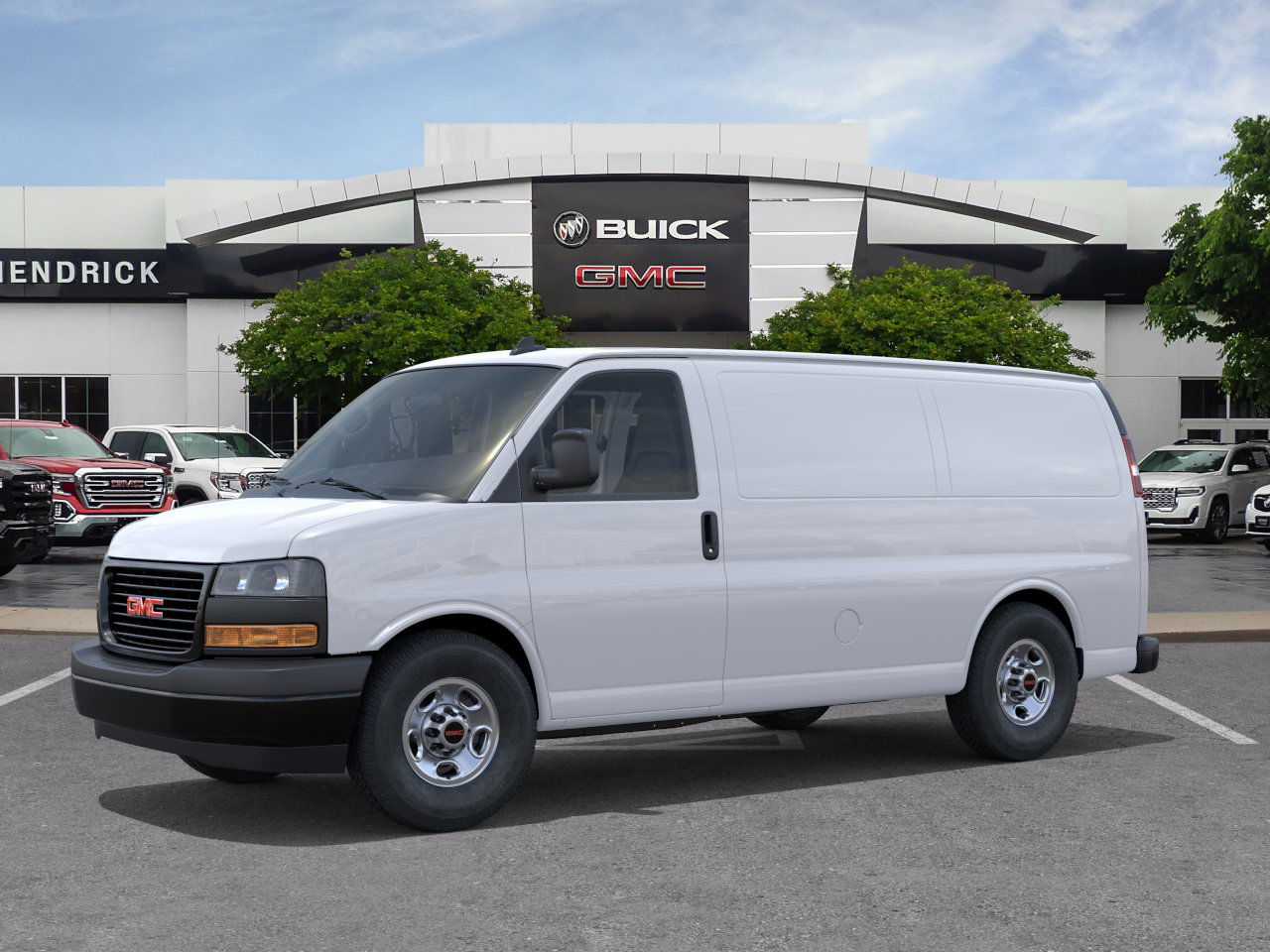 New 2026 Summit White GMC Work Van image 27