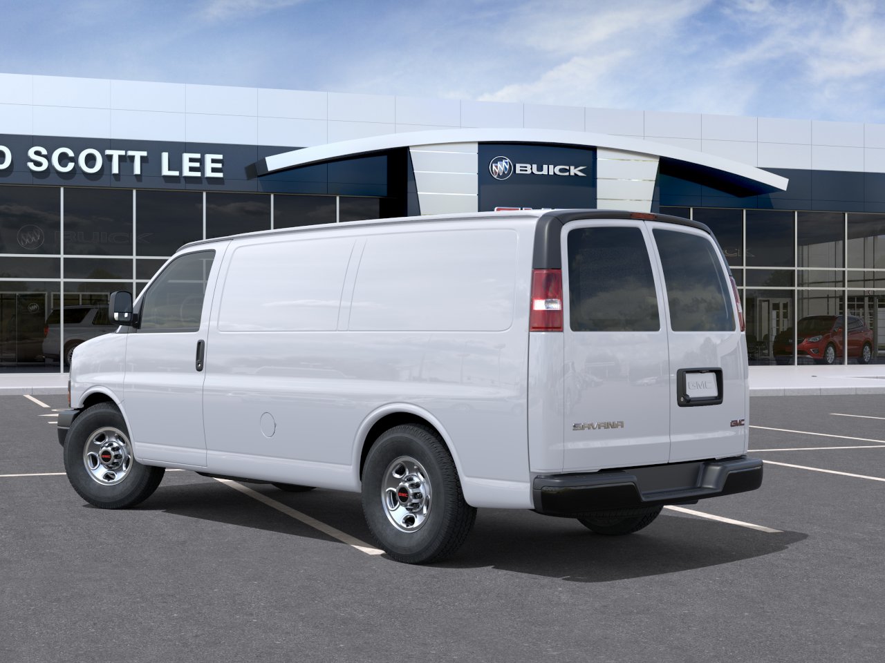 New 2026 Summit White GMC Work Van image 3