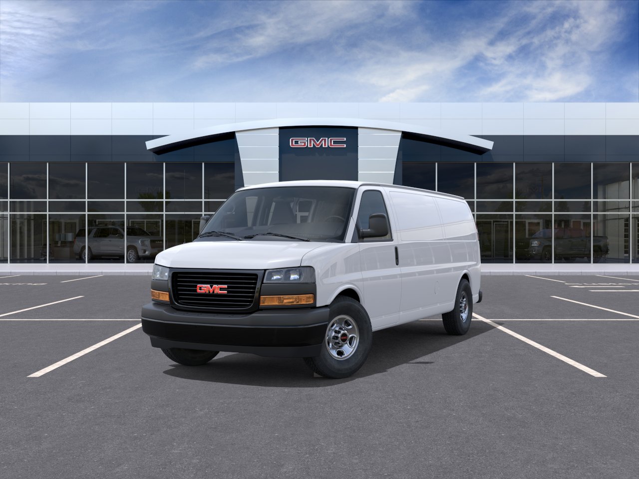 New 2026 Summit White GMC Work Van image 8