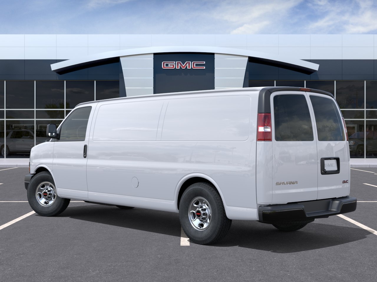 New 2026 Summit White GMC Work Van image 3