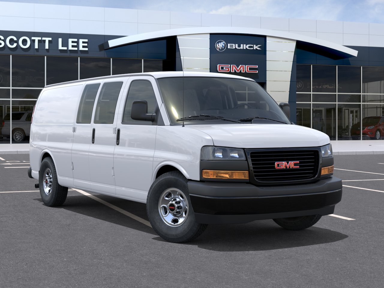 New 2026 Summit White GMC Work Van image 7