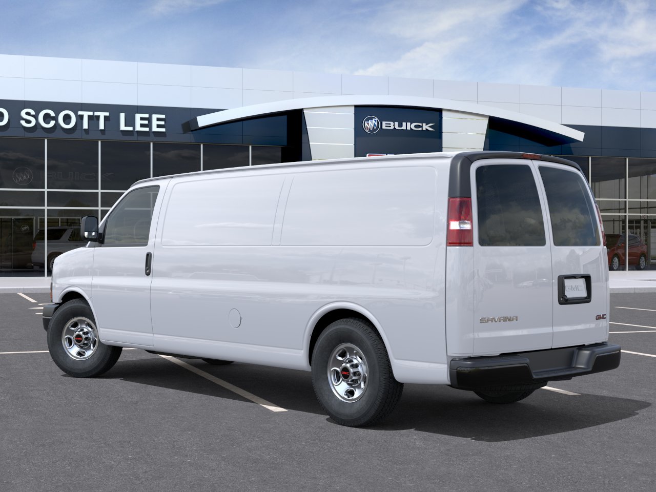New 2026 Summit White GMC Work Van image 3