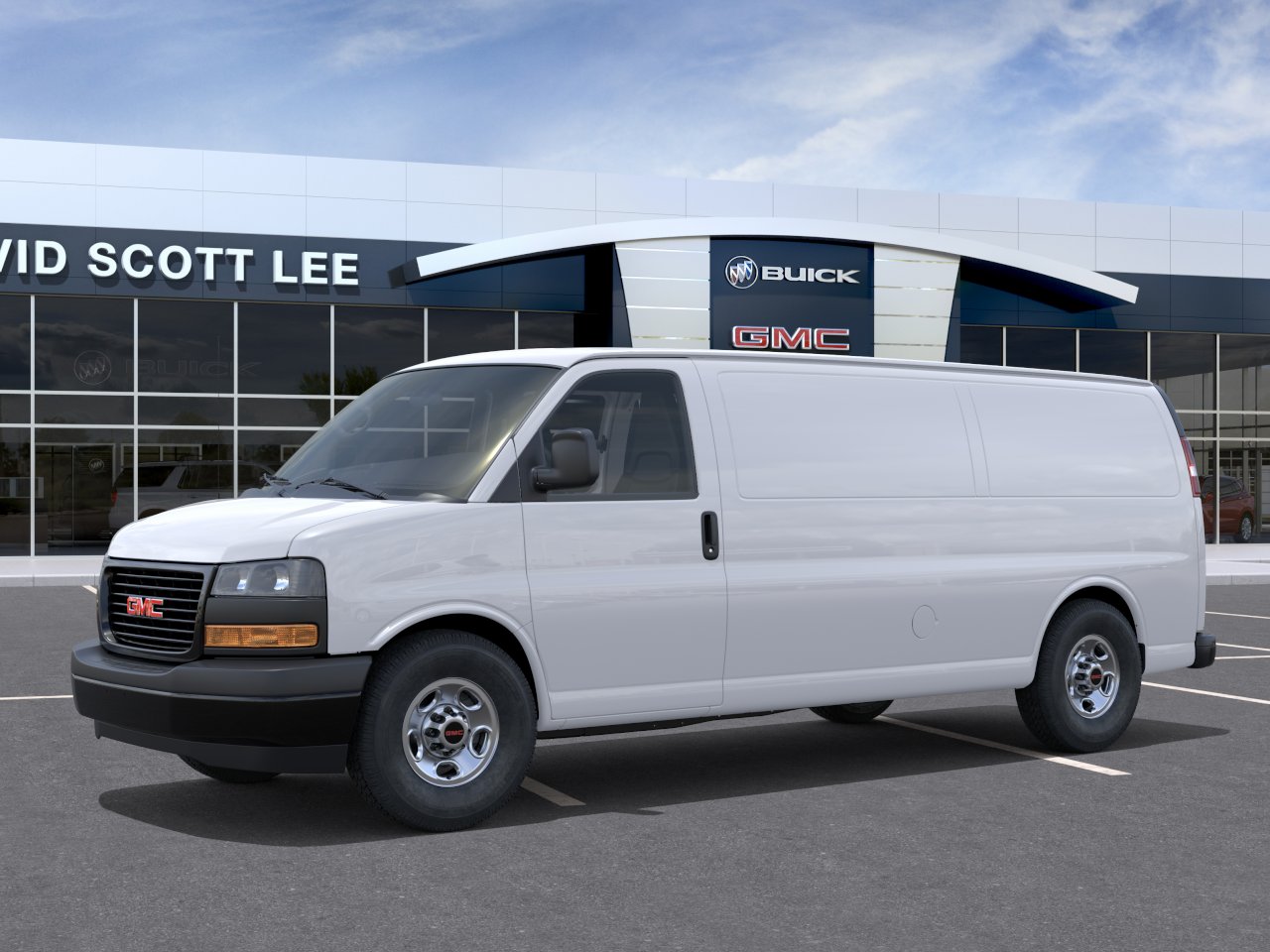 New 2026 Summit White GMC Work Van image 2