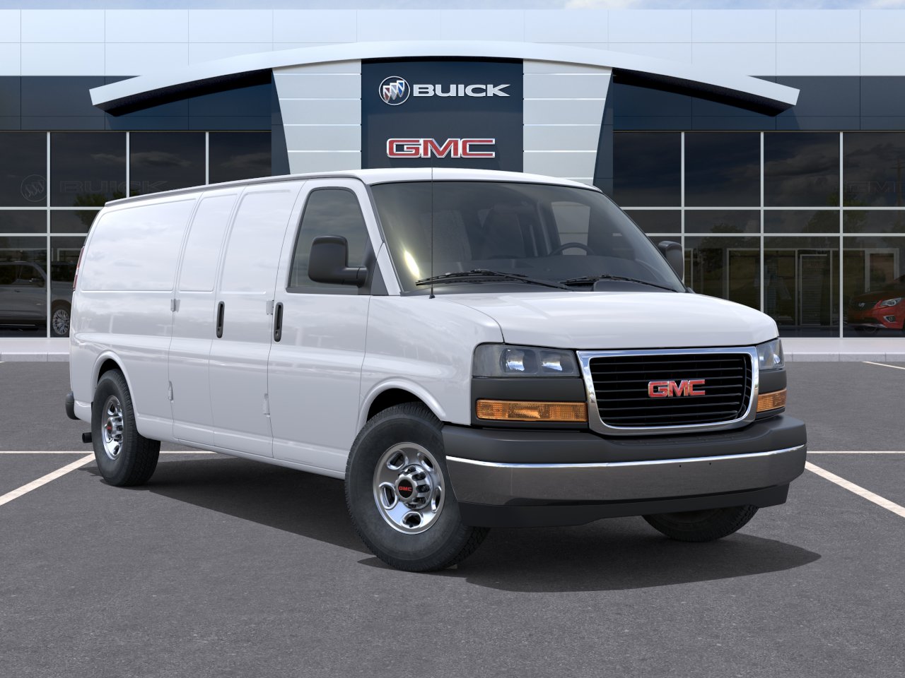 New 2026 Summit White GMC Work Van image 7