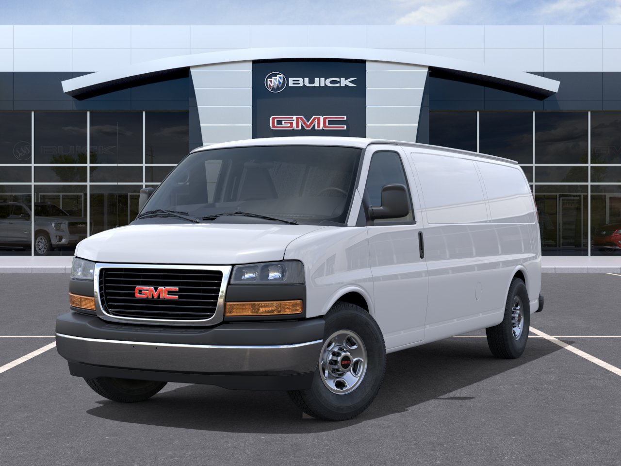 New 2026 Summit White GMC Work Van image 6
