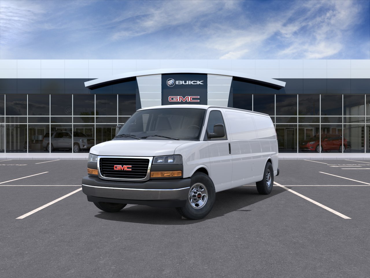 New 2026 Summit White GMC Work Van image 8