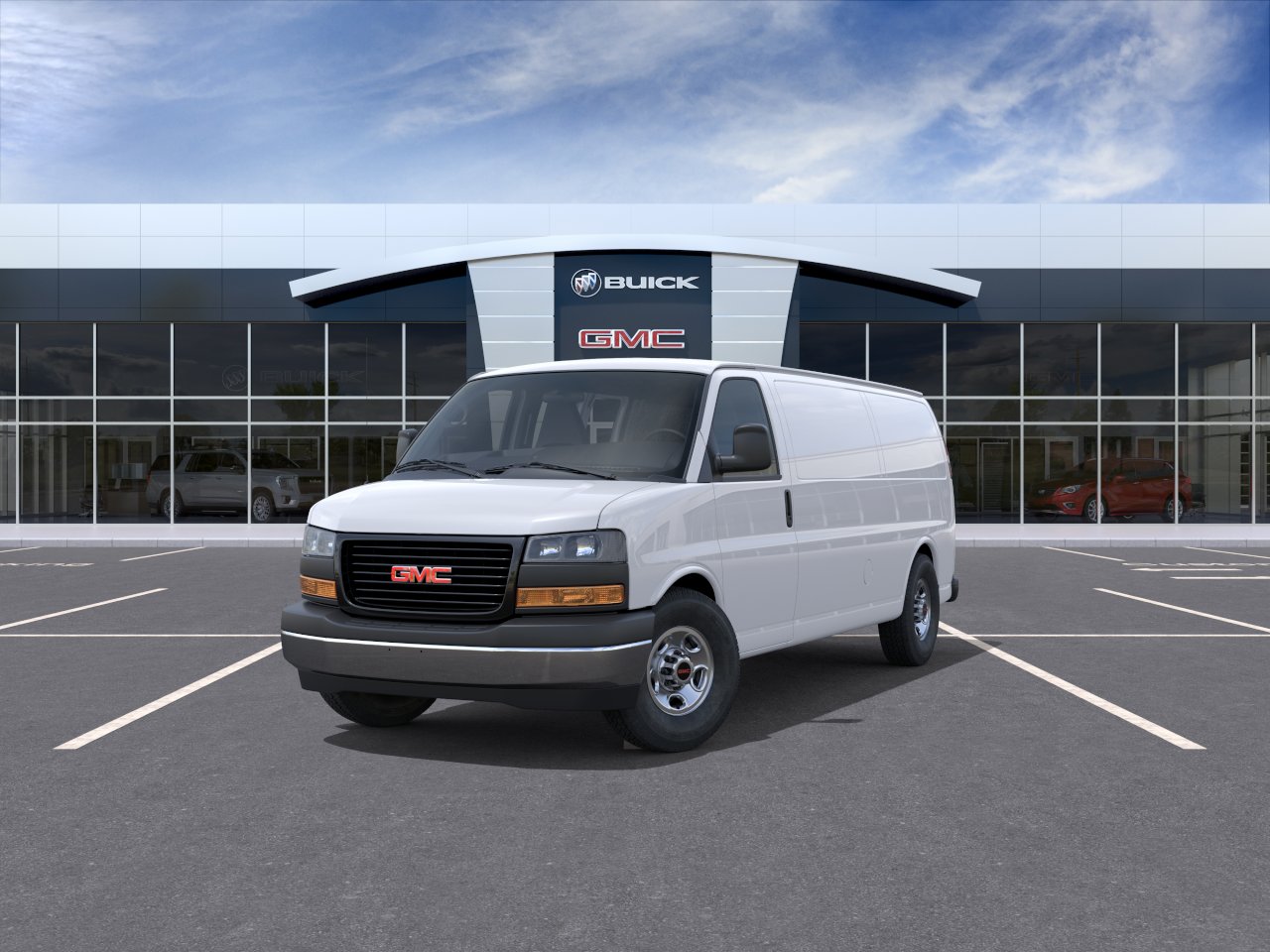 New 2026 Summit White GMC Work Van image 32