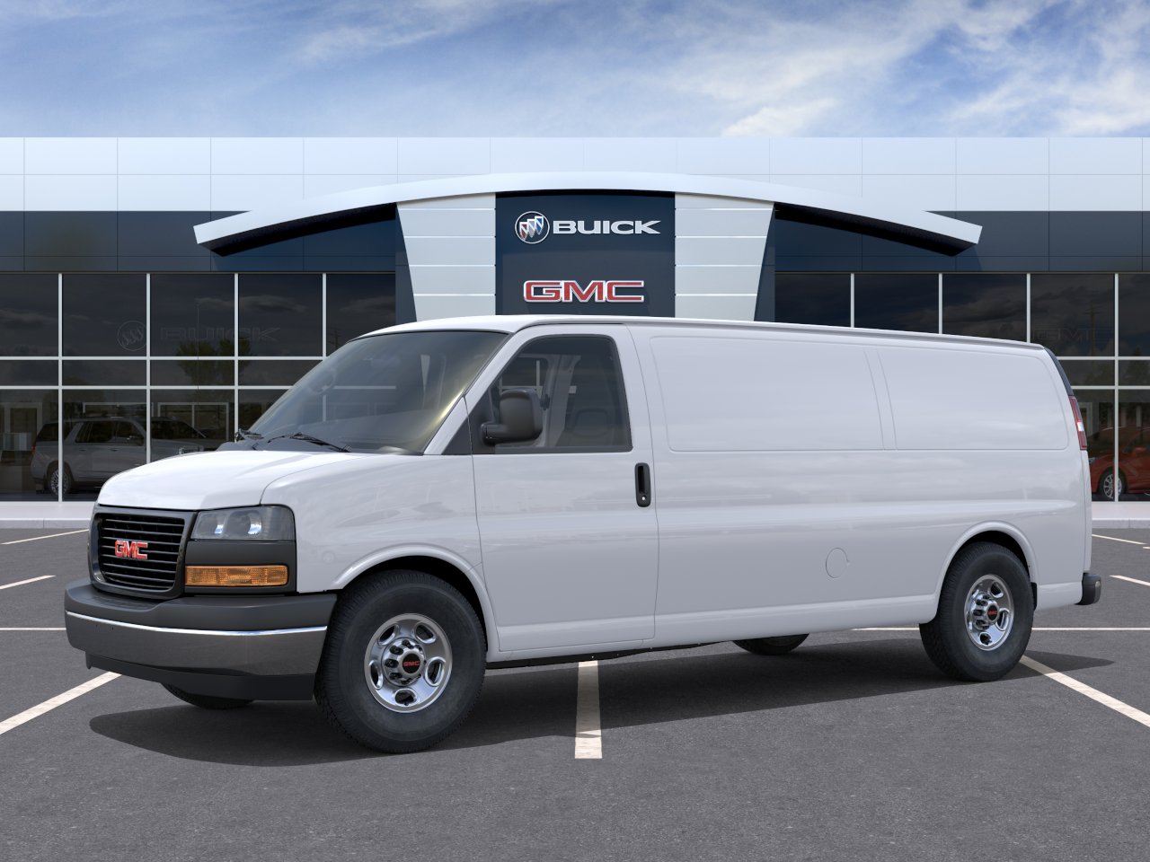 New 2026 Summit White GMC Work Van image 26