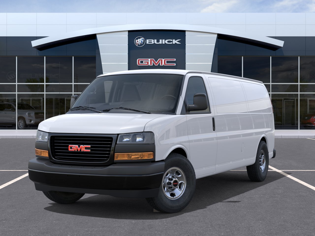 New 2026 Summit White GMC Work Van image 6