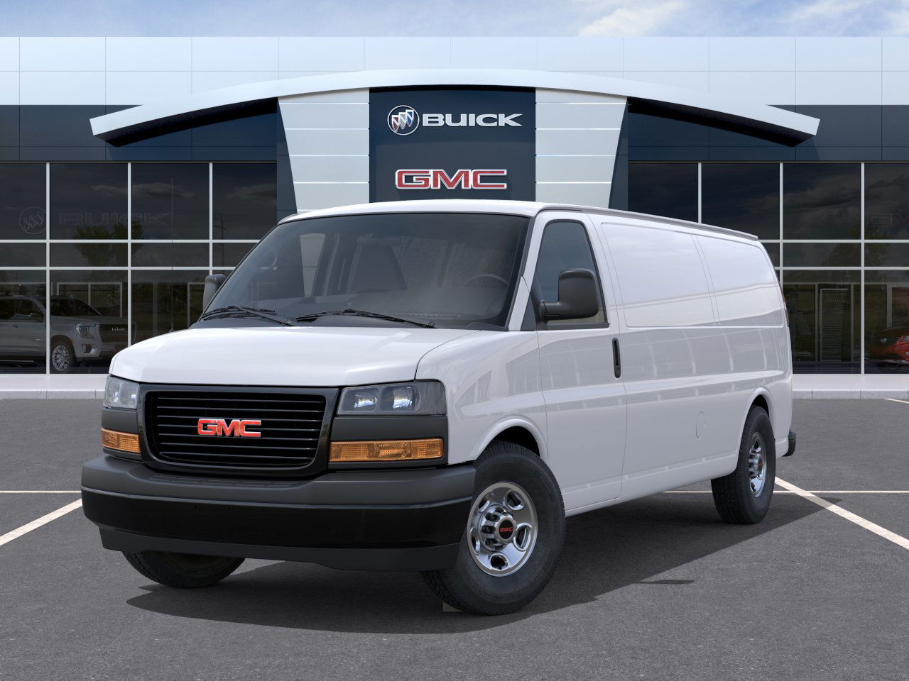 New 2026 Summit White GMC Work Van image 6