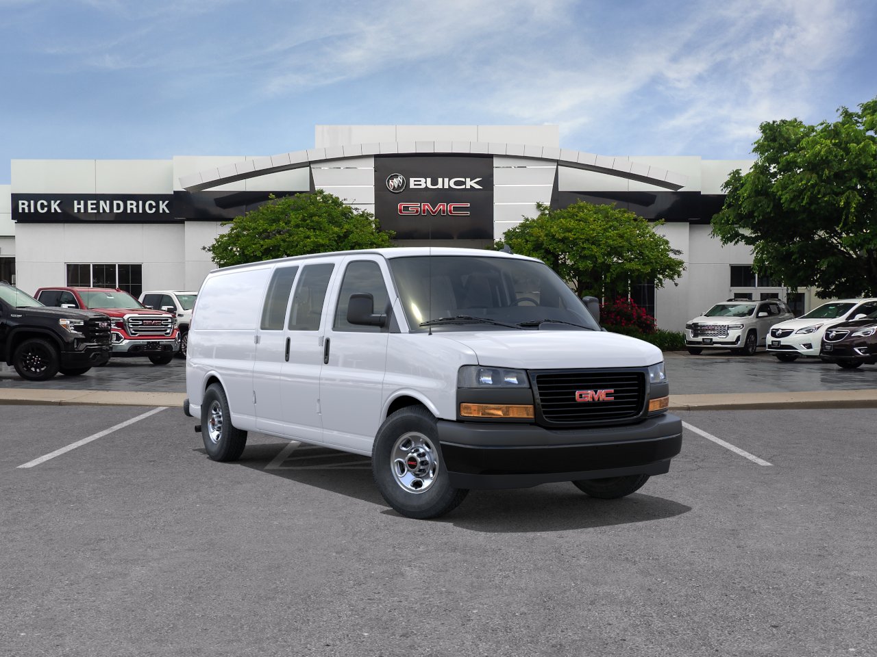 New 2026 Summit White GMC Work Van image 27