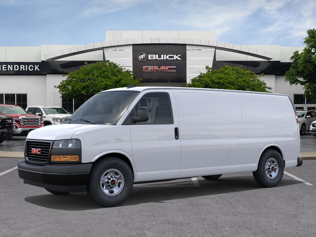 New 2026 Summit White GMC Work Van image 28