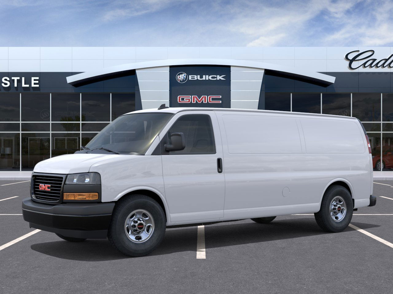 New 2025 Summit White GMC Work Van image 33