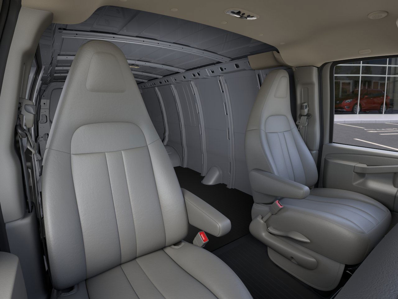 New 2025 Summit White GMC Work Van image 47