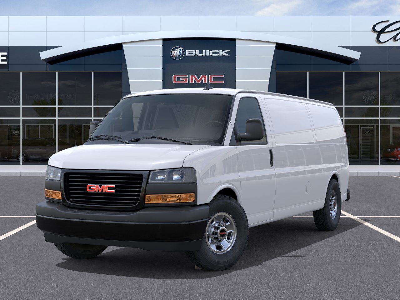 New 2025 Summit White GMC Work Van image 37