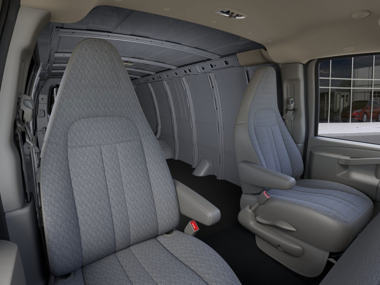 New 2025 Summit White GMC Work Van image 16