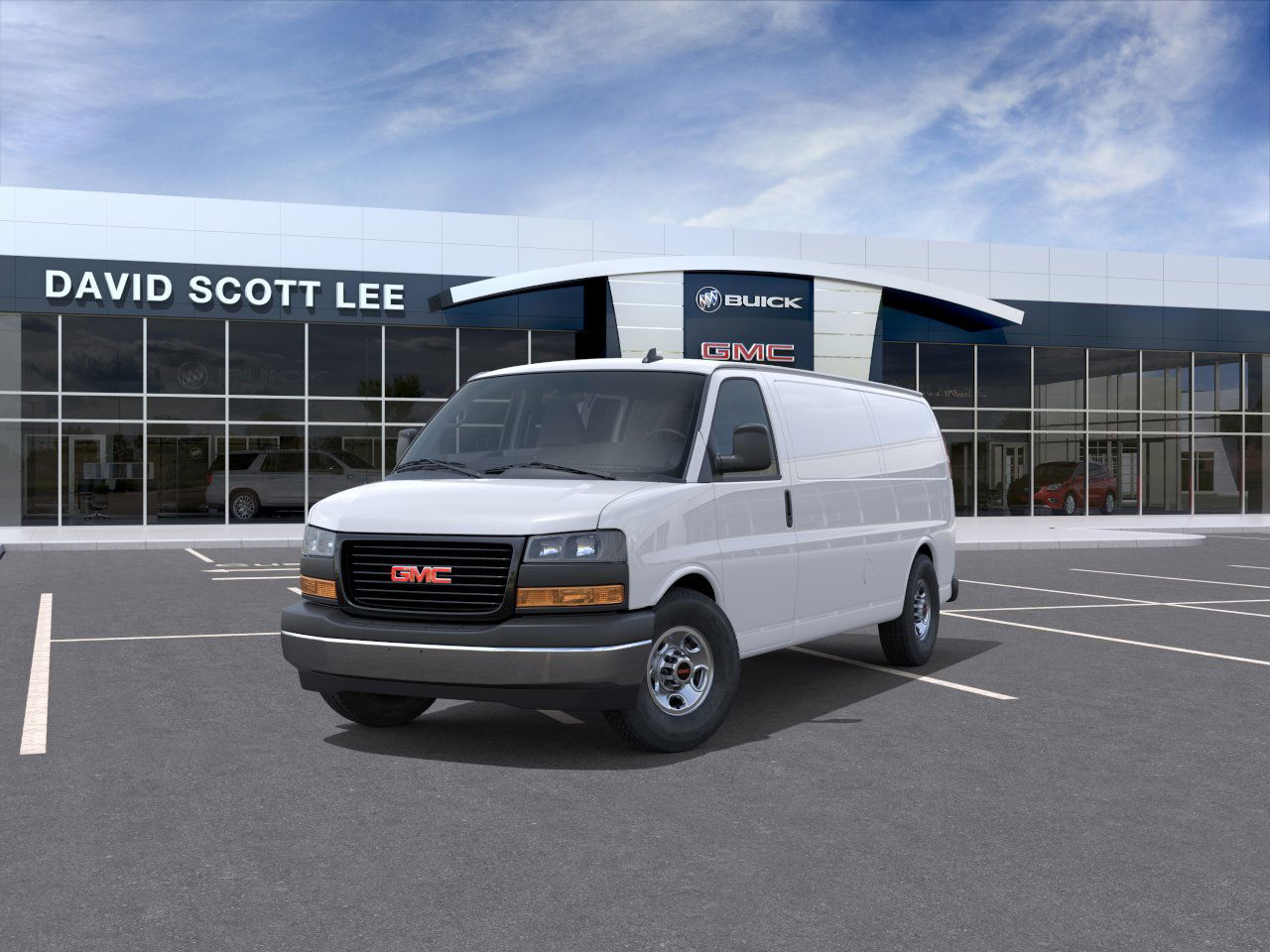 New 2025 Summit White GMC Work Van image 8