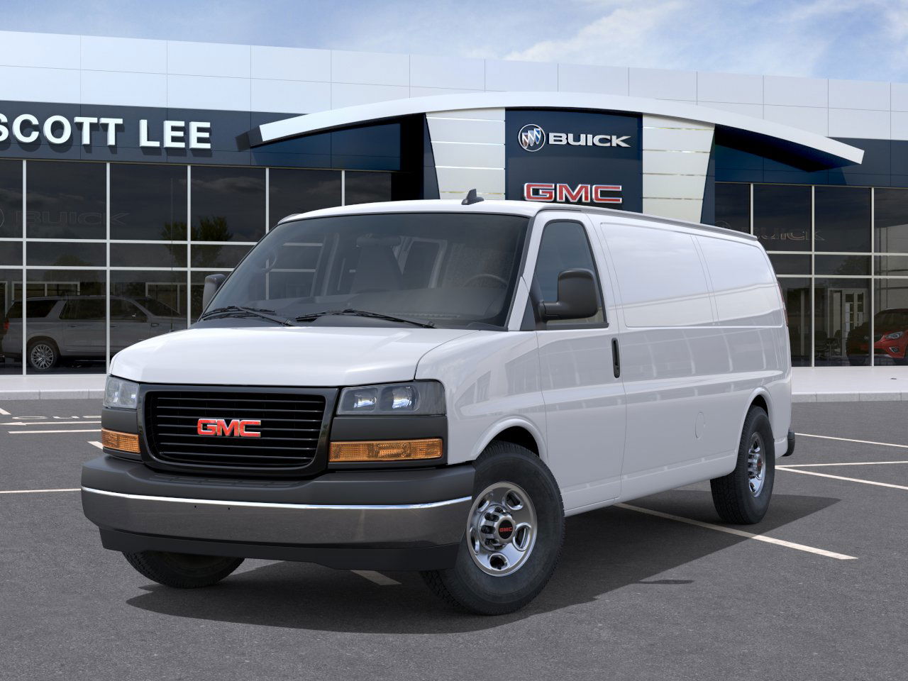 New 2025 Summit White GMC Work Van image 6