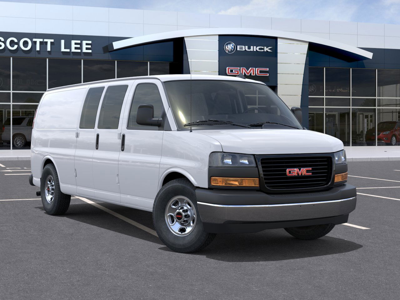 New 2025 Summit White GMC Work Van image 7
