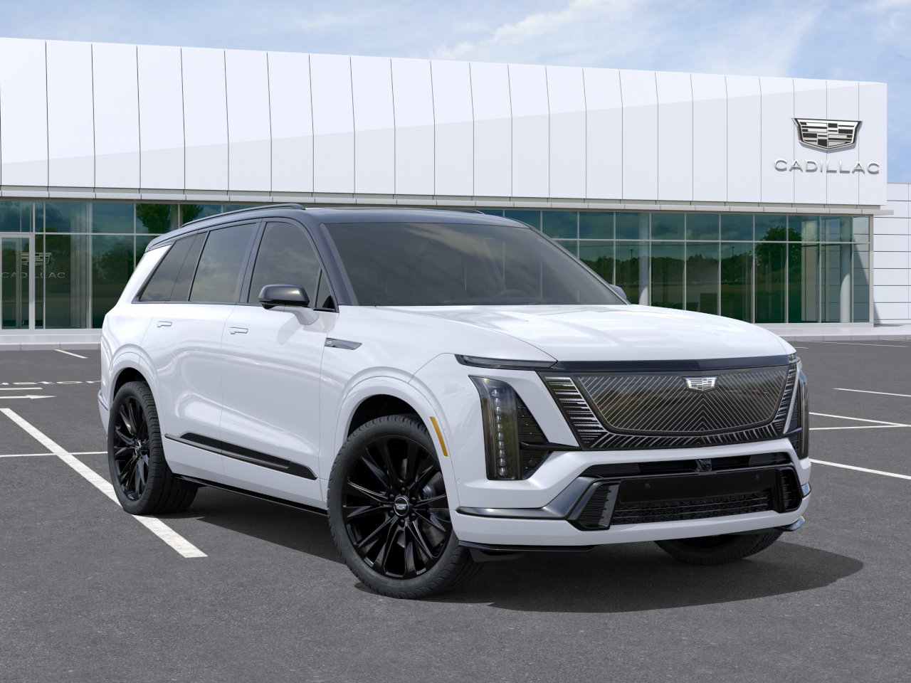 New 2027 Vibrant White Tricoat Cadillac Platinum image 31