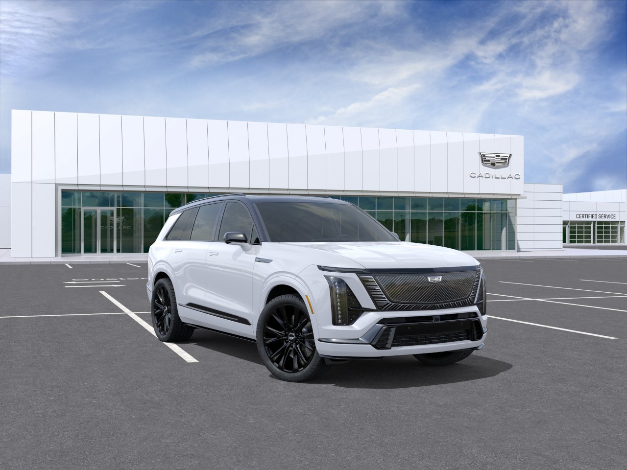 New 2027 Vibrant White Tricoat Cadillac Platinum image 25