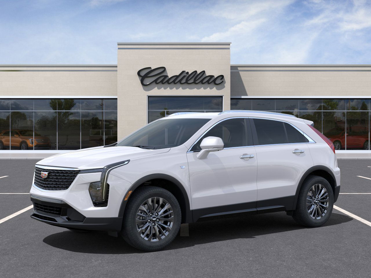 New 2025 Crystal White Tricoat Cadillac Premium Luxury image 2