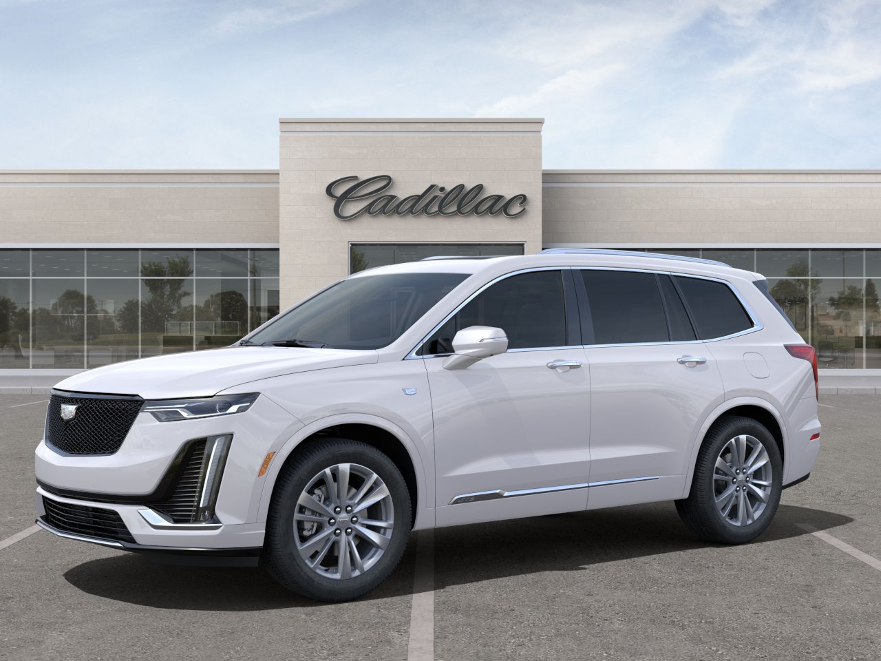 New 2024 Crystal White Tricoat Cadillac Premium Luxury image 2