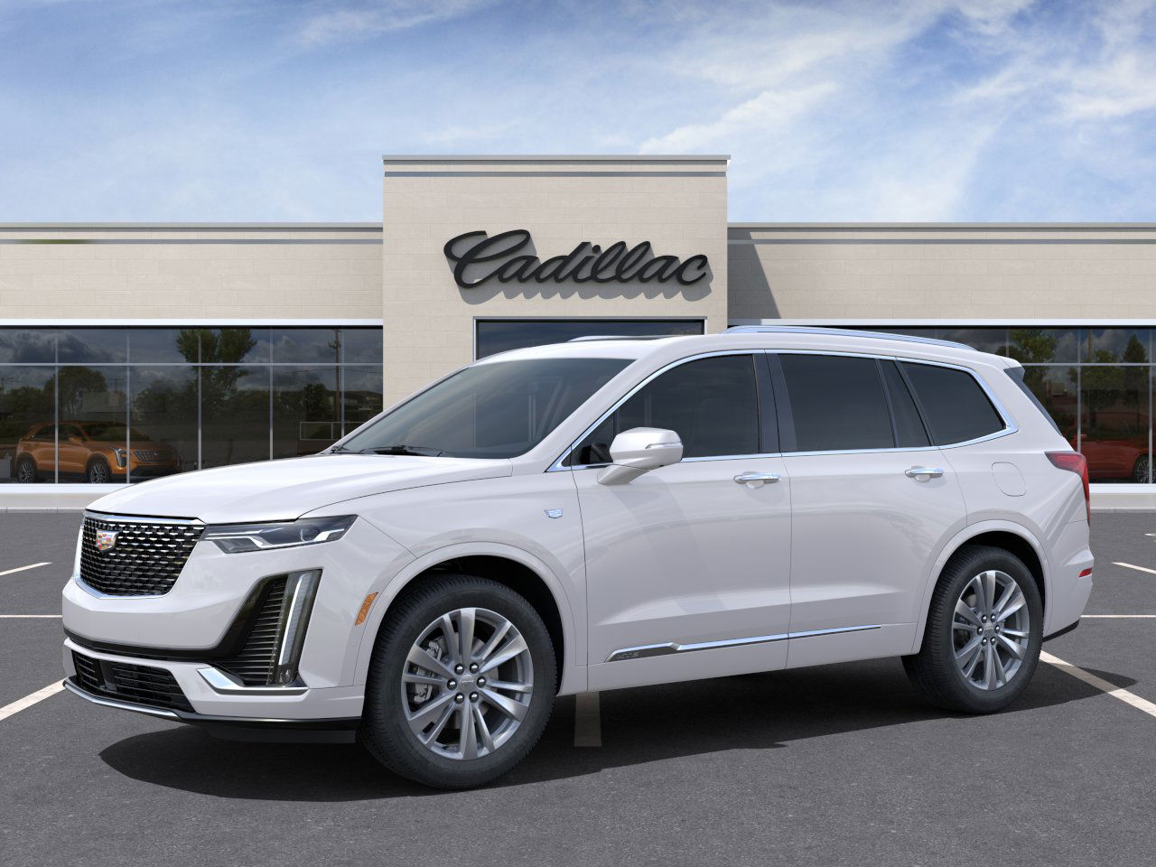 New 2025 Crystal White Tricoat Cadillac Premium Luxury image 2