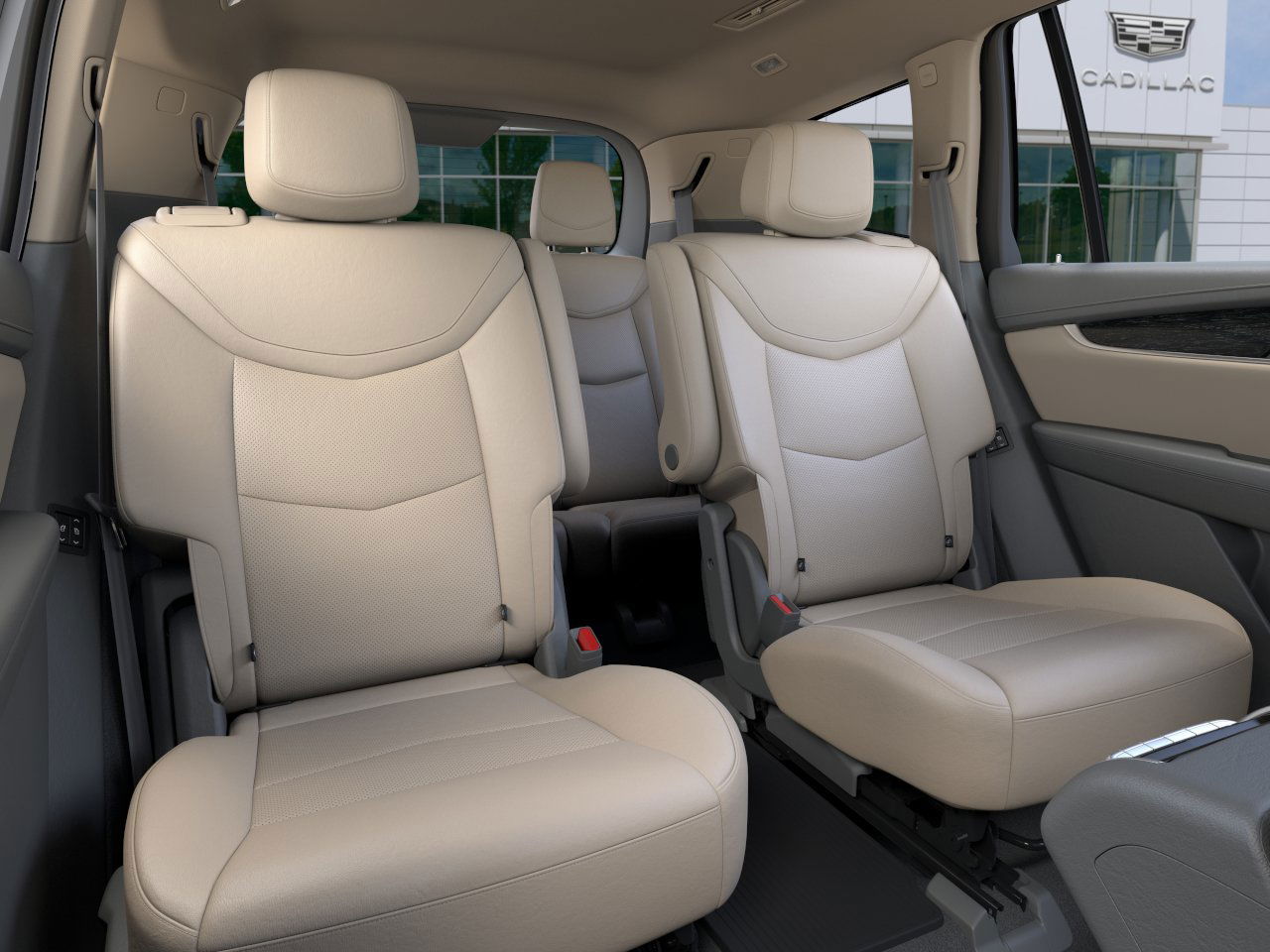 Used 2025 Crystal White Tricoat Cadillac Premium Luxury image 41