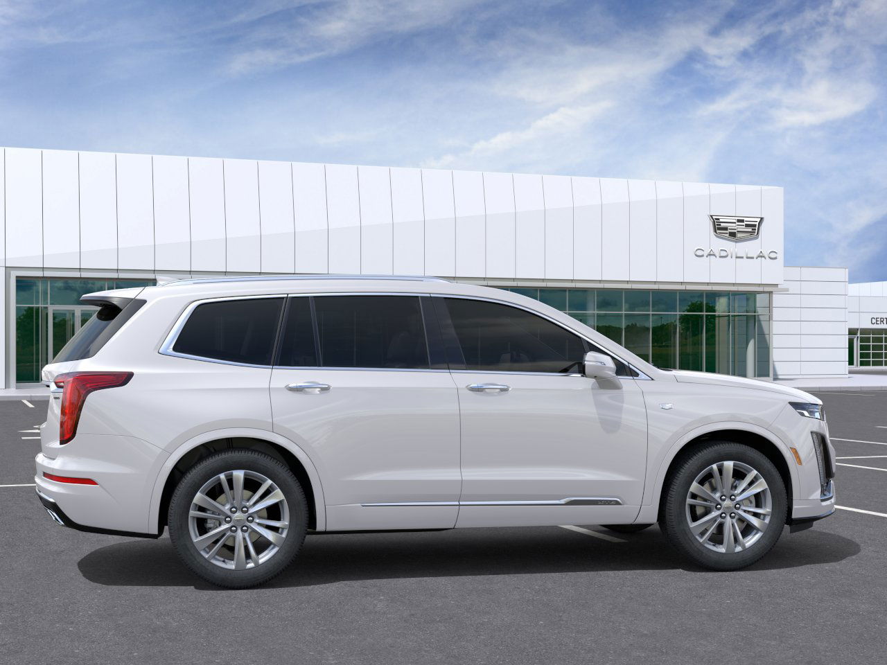 Used 2025 Crystal White Tricoat Cadillac Premium Luxury image 29