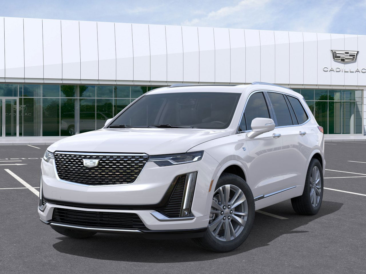 Used 2025 Crystal White Tricoat Cadillac Premium Luxury image 30