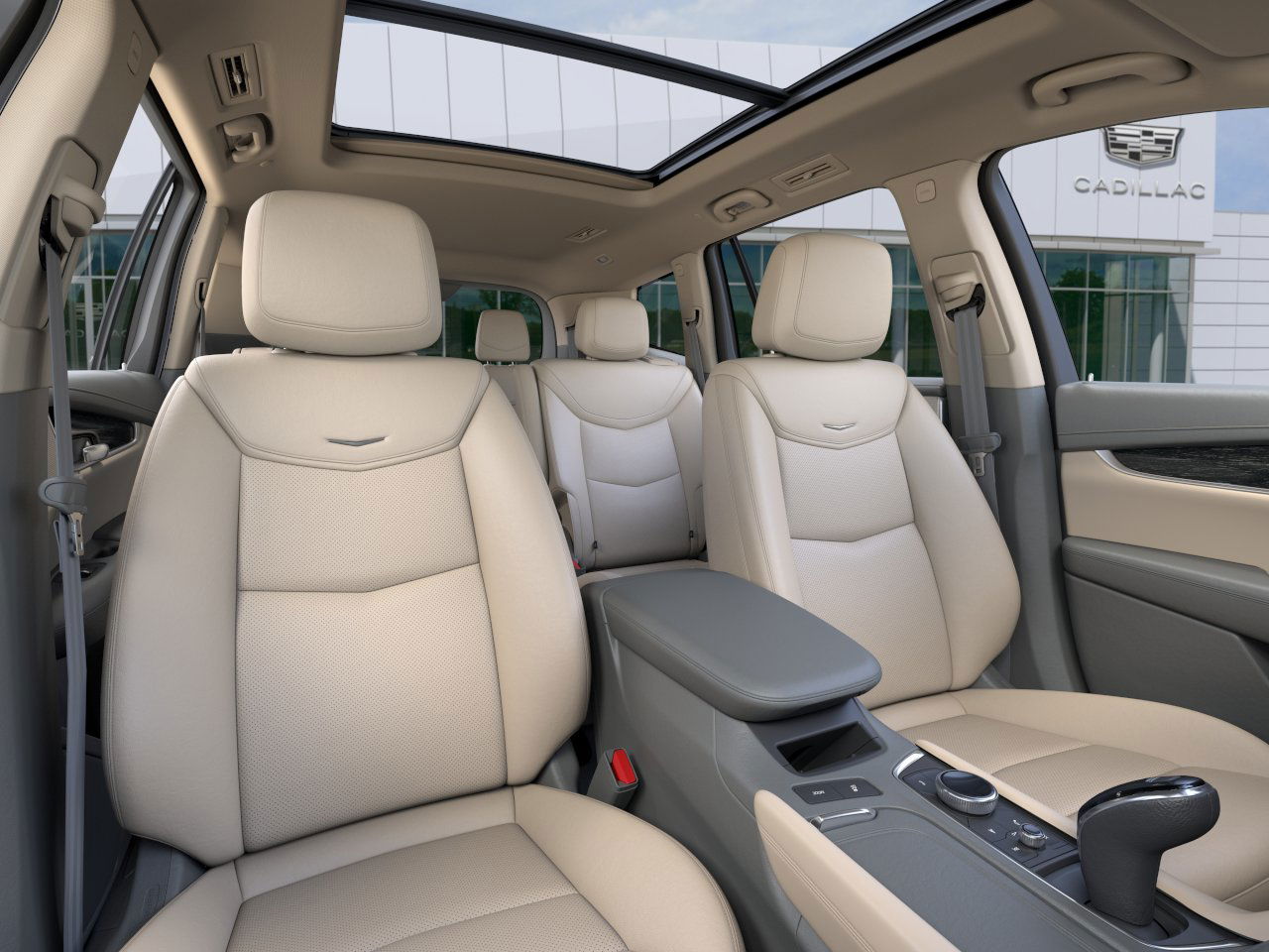 Used 2025 Crystal White Tricoat Cadillac Premium Luxury image 40