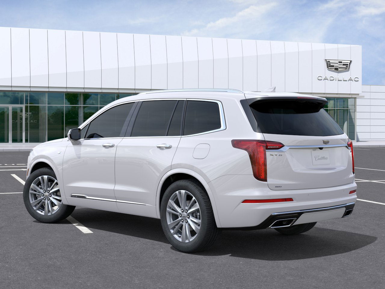 Used 2025 Crystal White Tricoat Cadillac Premium Luxury image 27