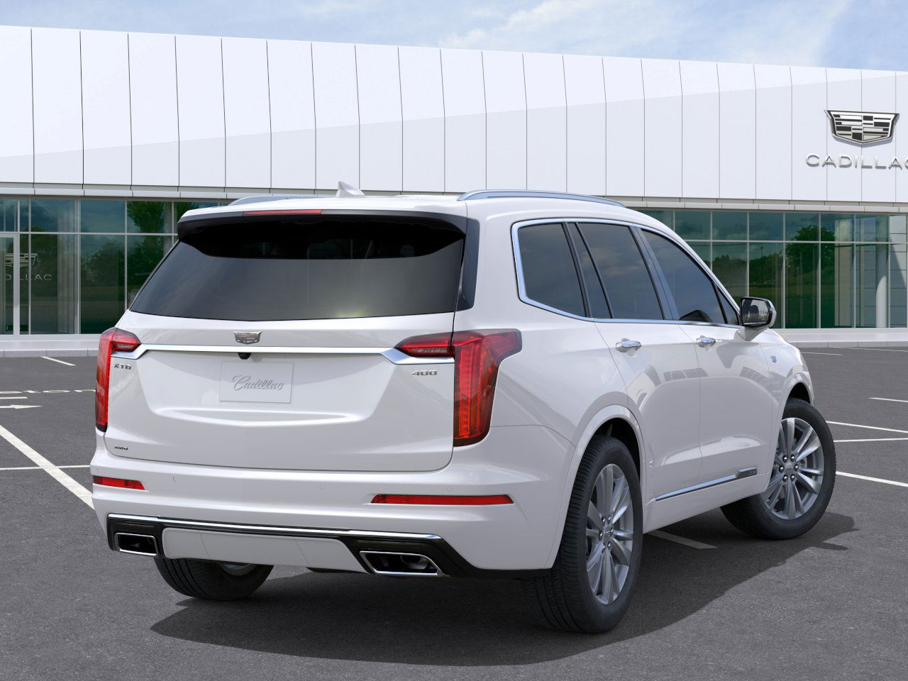 Used 2025 Crystal White Tricoat Cadillac Premium Luxury image 28