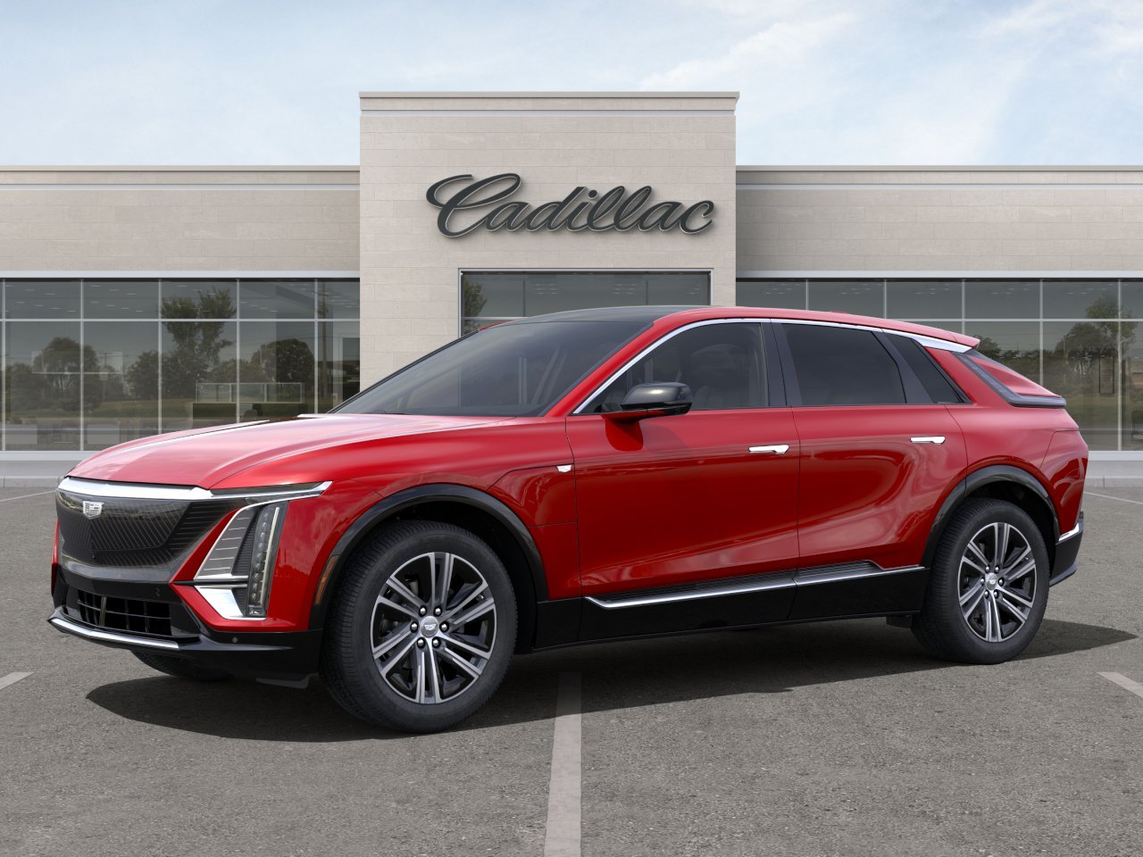 New 2024 Radiant Red Tintcoat Cadillac Luxury 1 image 2