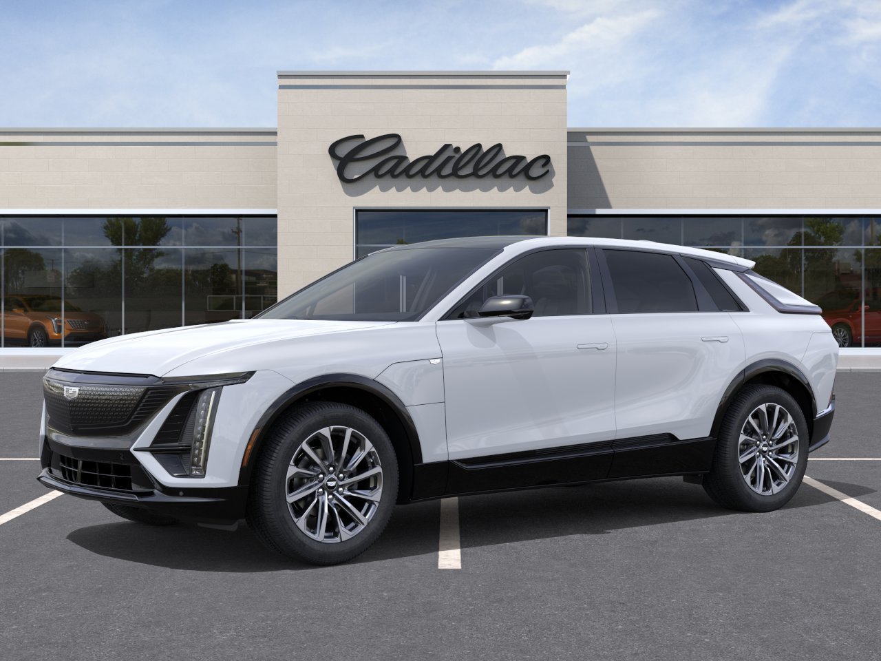 New 2027 Vibrant White Tricoat Cadillac Sport image 2