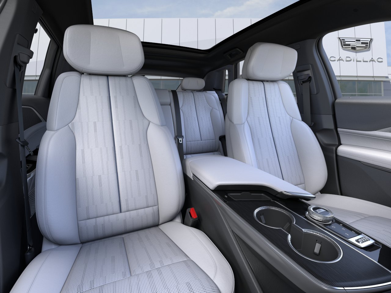 New 2026 Vibrant White Tricoat Cadillac Sport image 40