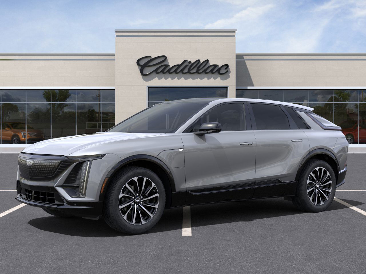 New 2025 Argent Silver Metallic Cadillac Sport 1 image 2