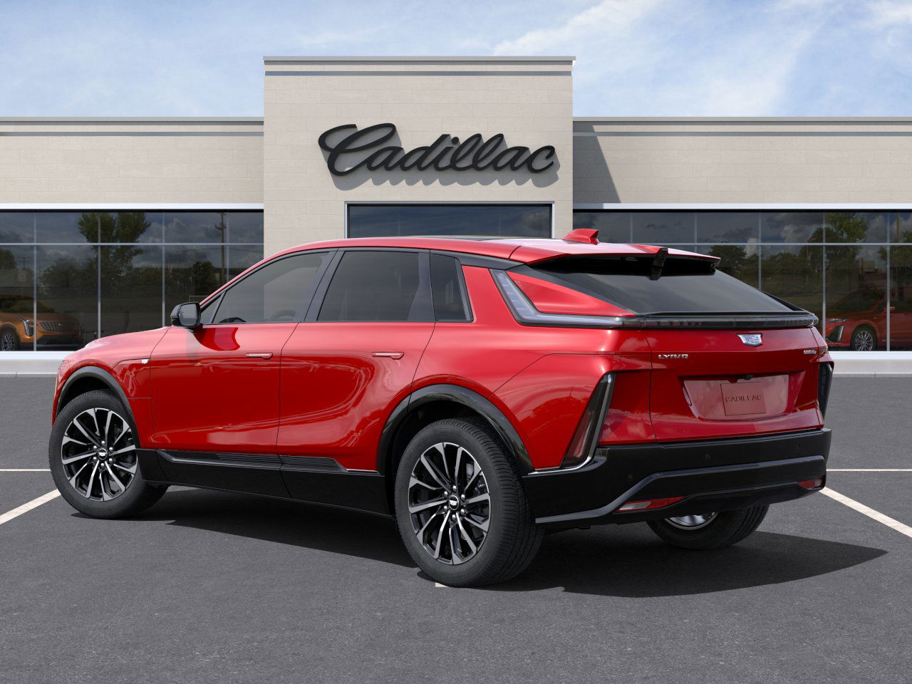 New 2025 Radiant Red Tintcoat Cadillac Sport 1 image 3
