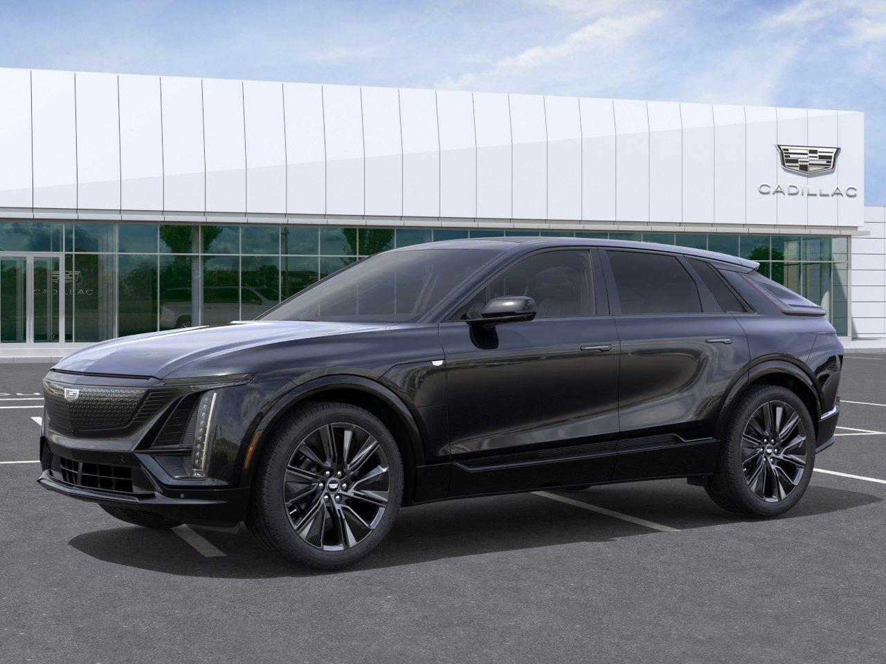 New 2027 Stellar Black Metallic Cadillac Signature Sport image 2
