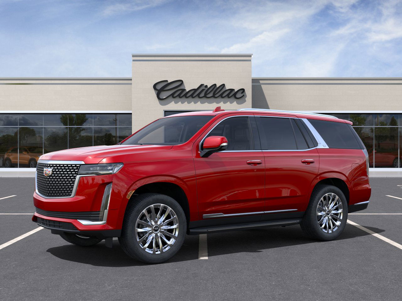 New 2024 Radiant Red Tintcoat Cadillac Premium Luxury image 2